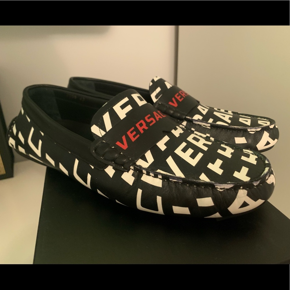 Versace Men’s Speed Racer Logo Loafer